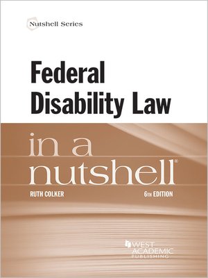 cover image of Federal Disability Law in a Nutshell